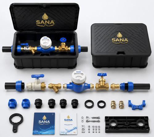 کیت انشعاب آب همراه با کنتور آب R160